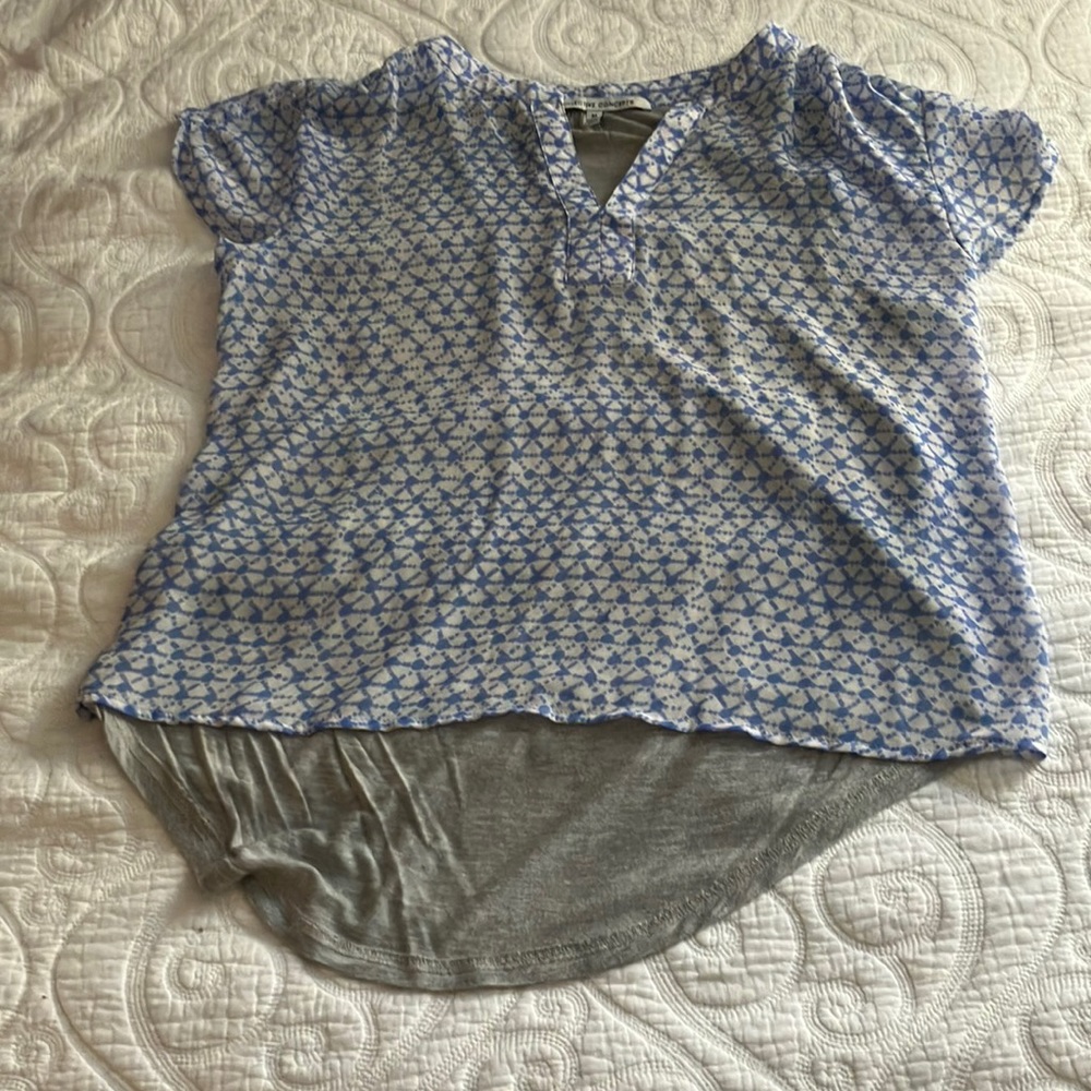 Cap sleeve blouse